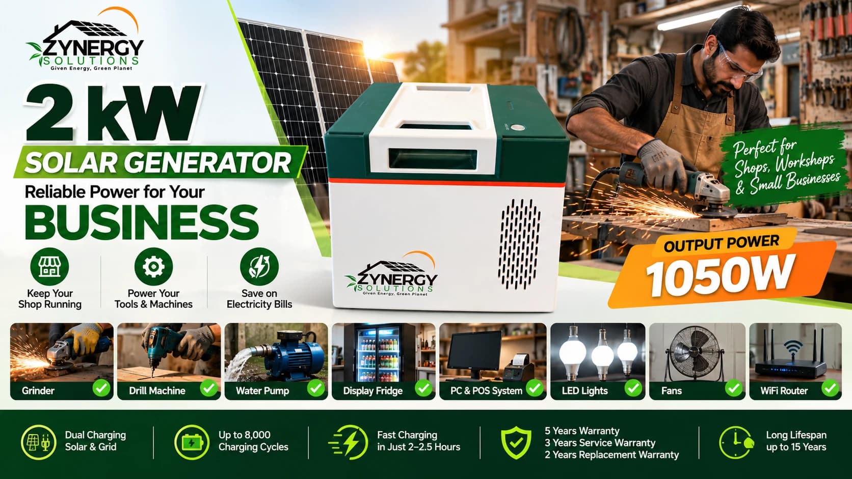 2KW Solar Generator